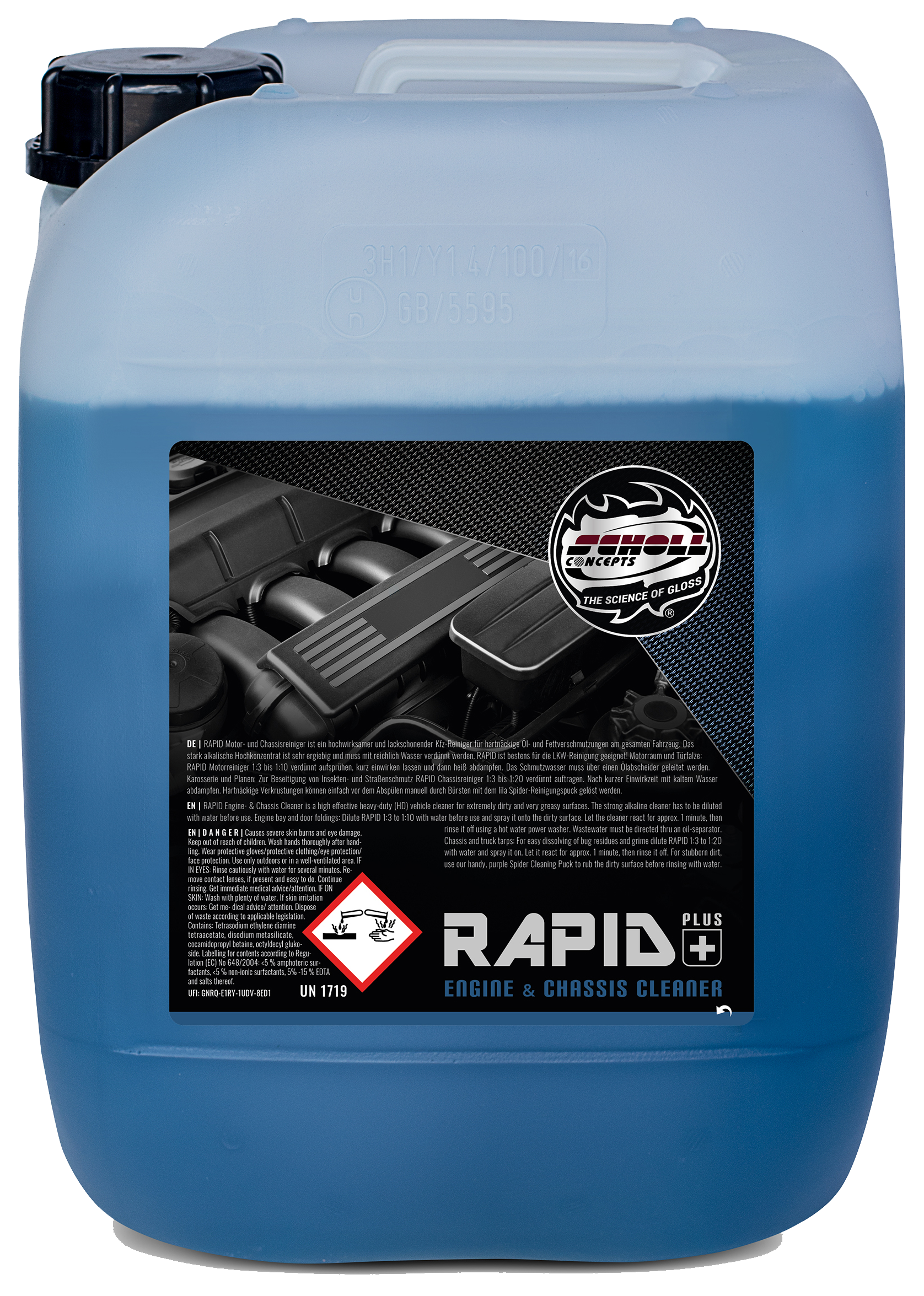RAPID plus Motor- & Chassisreiniger 10 Ltr.