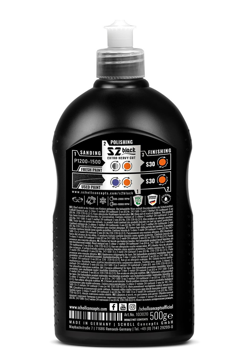 S2 BLACK Hochleistungspaste 500 g
