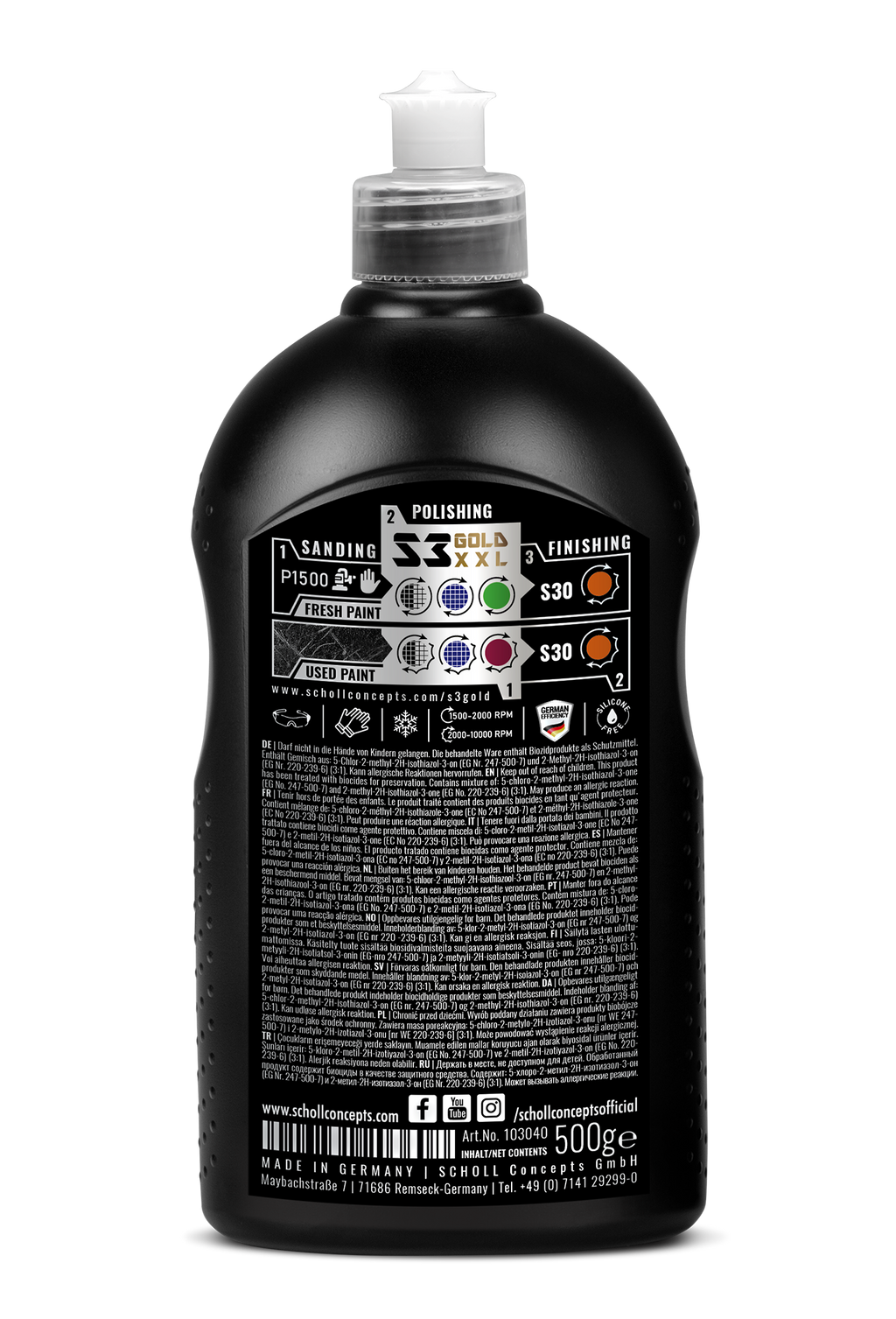 S3 GOLD XXL Hochleistungspaste 500 g