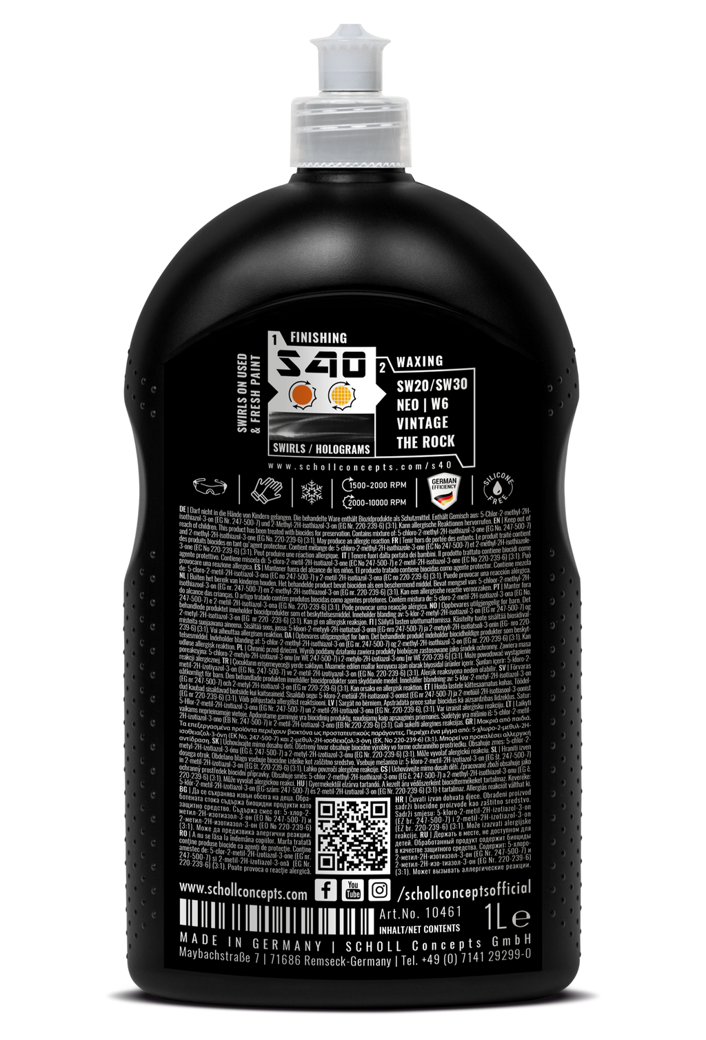 S40 Antischleier-Schleifpaste 1 Ltr.