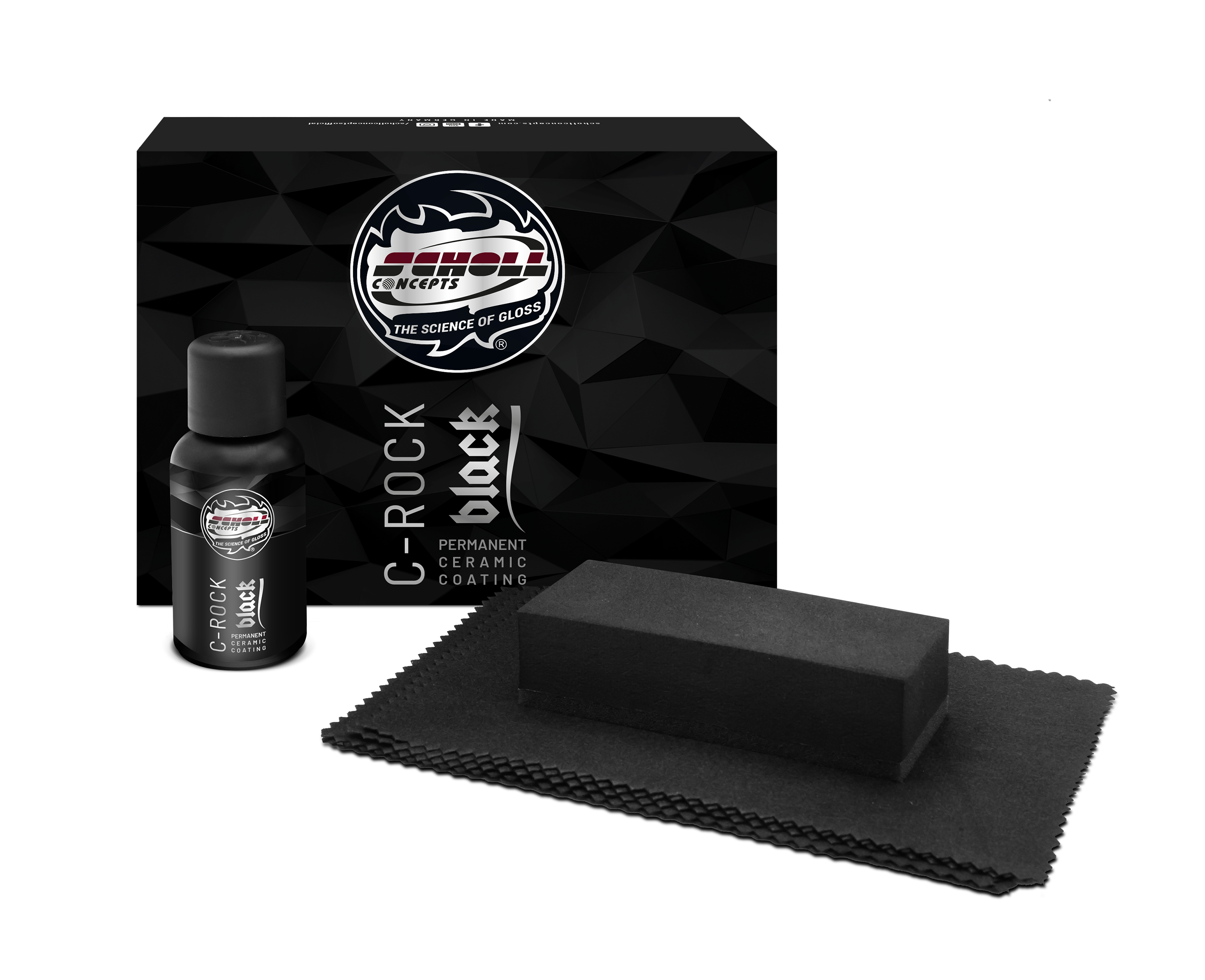 C-ROCK BLACK Permanent Ceramic Coating ***Bundle***