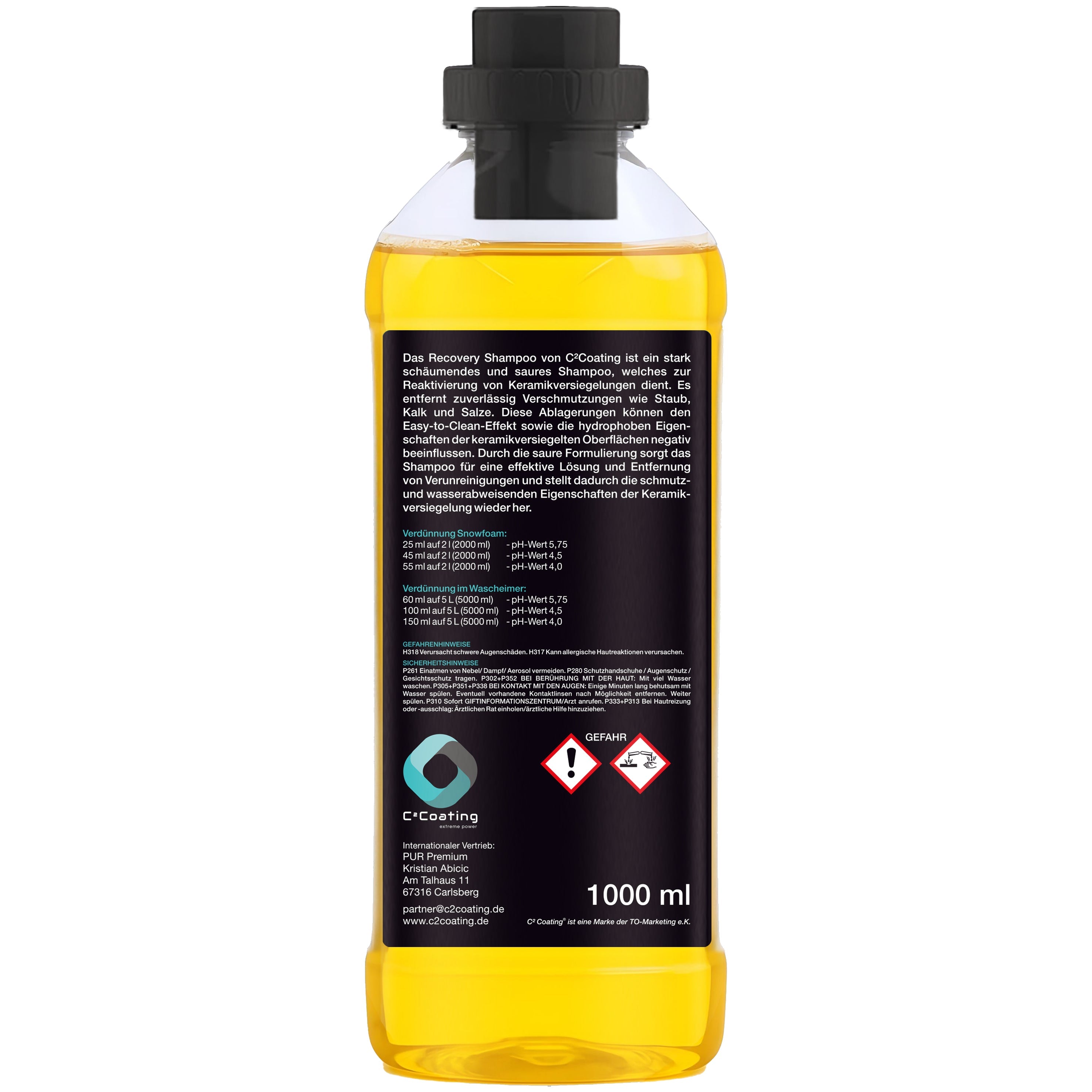 C²Coating Recovery Shampoo – Profireinigung für Keramikversiegelungen