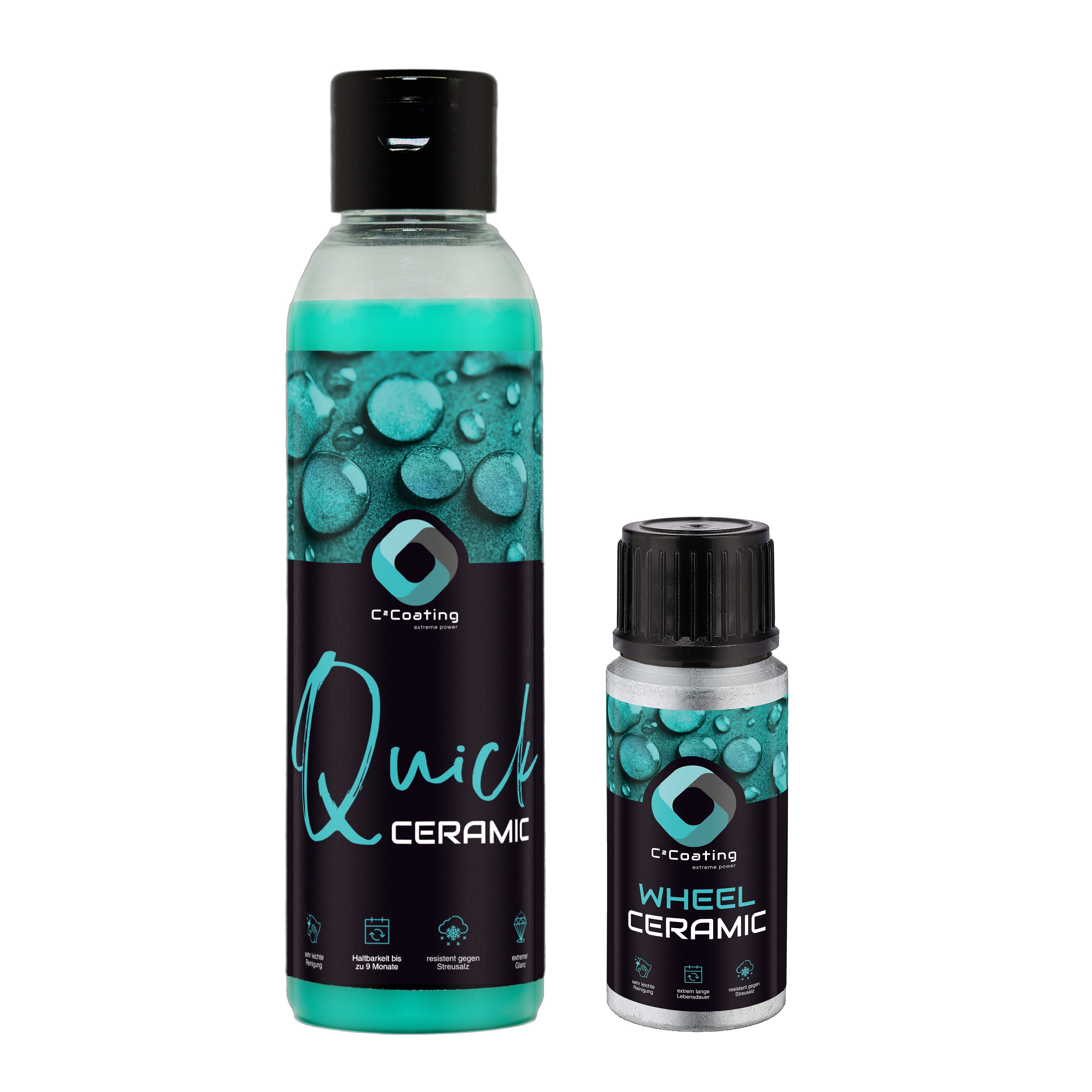 C²Coating Allround Care Paket  - Langzeitschutz, hitzeresistent und selbstreinigend für alle Felgentypen und Fahrzeuglacke