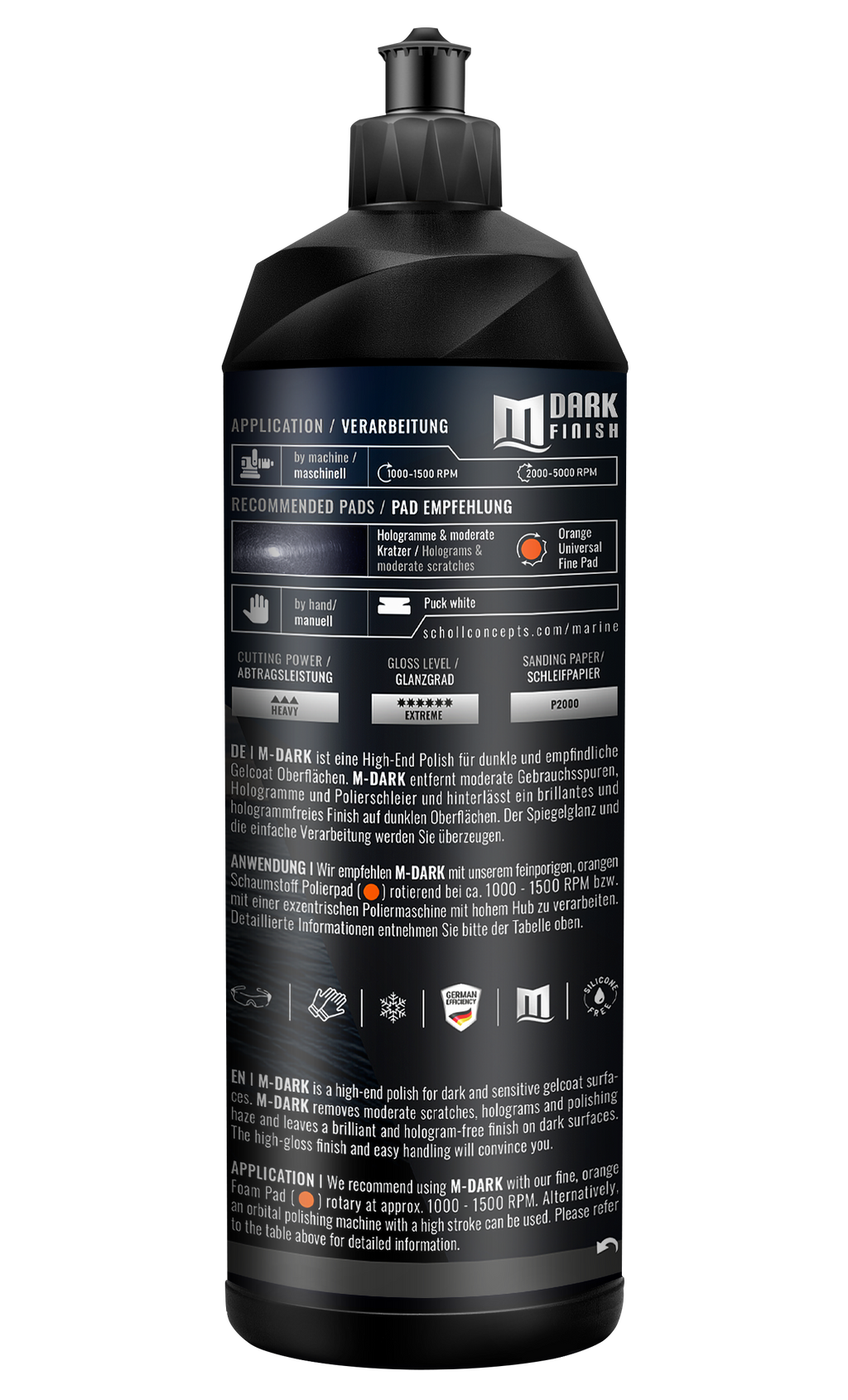 M - Dark Finish 1 Kg