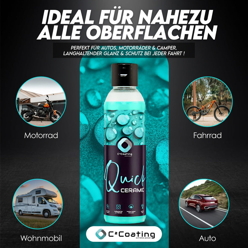 C²Coating Allround Care Paket  - Langzeitschutz, hitzeresistent und selbstreinigend für alle Felgentypen und Fahrzeuglacke