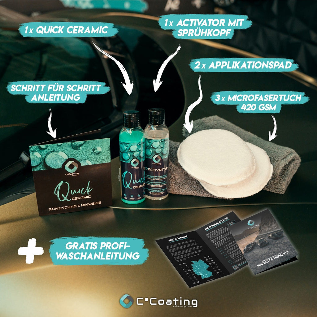 C²Coating Allround Care Paket  - Langzeitschutz, hitzeresistent und selbstreinigend für alle Felgentypen und Fahrzeuglacke