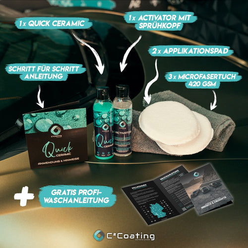 C²Coating Allround Care Paket  - Langzeitschutz, hitzeresistent und selbstreinigend für alle Felgentypen und Fahrzeuglacke