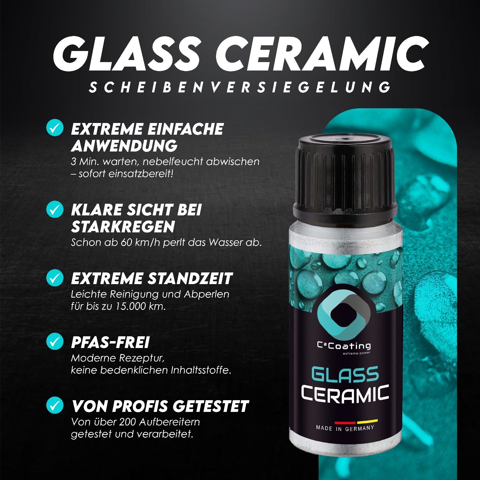 C²Coating Glass Versieglung – Set